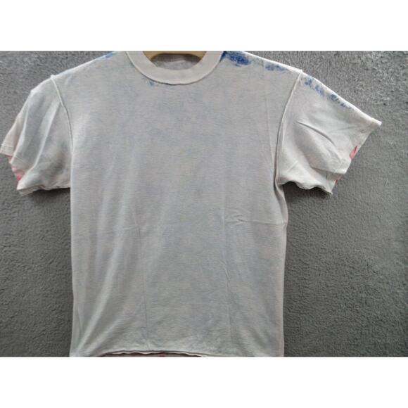 Vintage WILD OATS Men's Large Blue & Green Tie Dye T-shirt Made USA - Picture 14 of 16